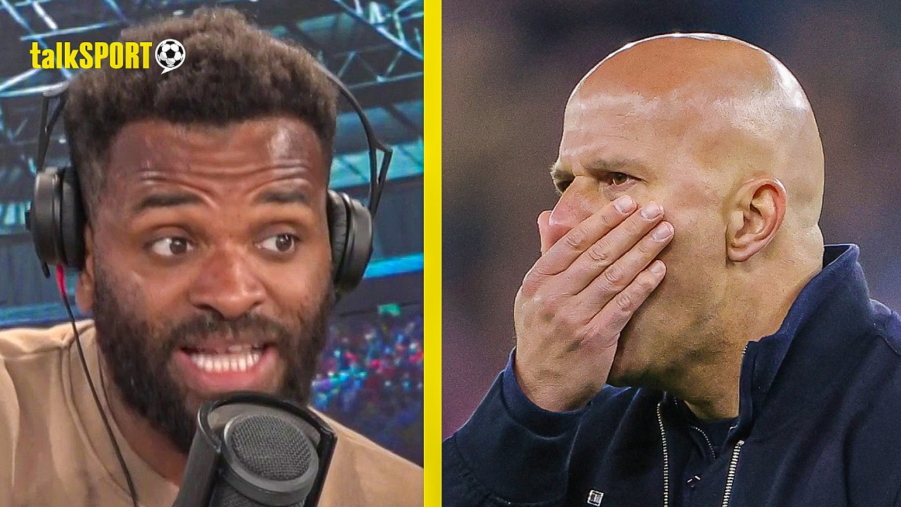"SURPRISED!" Darren Bent REACTS to Liverpool SACKING Arne Slot after FIFTH Place Finish background