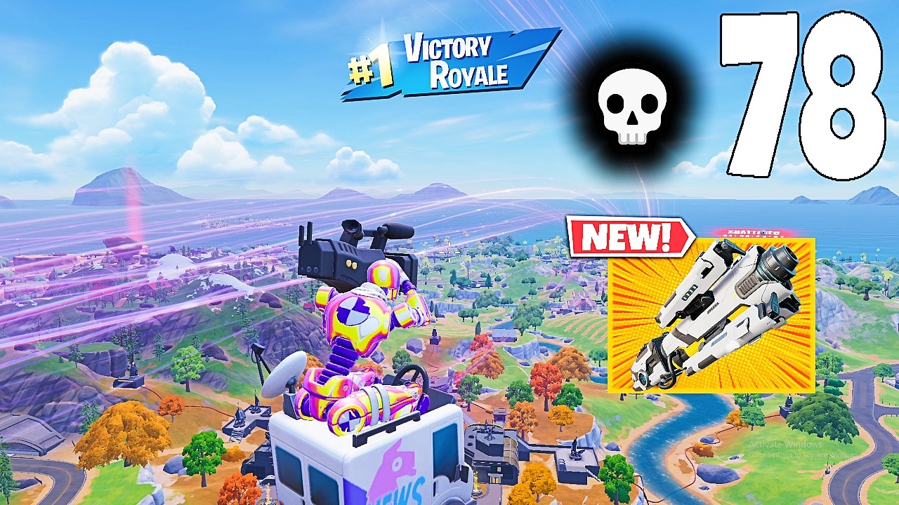 78 Elimination Solo Vs Squads/squads "Zero Build" Gameplay Wins (NEW Fortnite Chapter 7 Season 2 PC) background