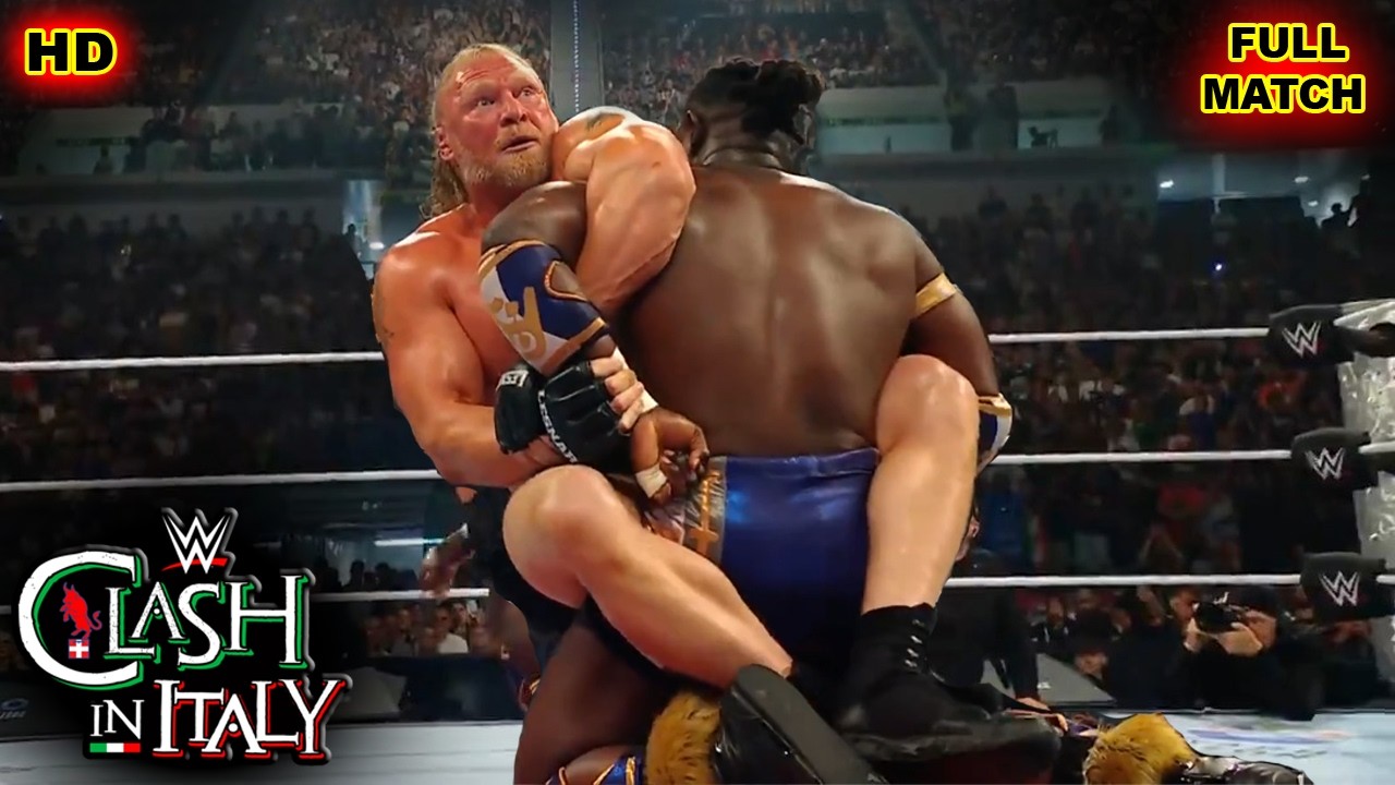 FULL MATCH : | Brock Lesnar Vs Oba Femi | WWE Clash In Italy 2026 | Clash In Italy Highlights