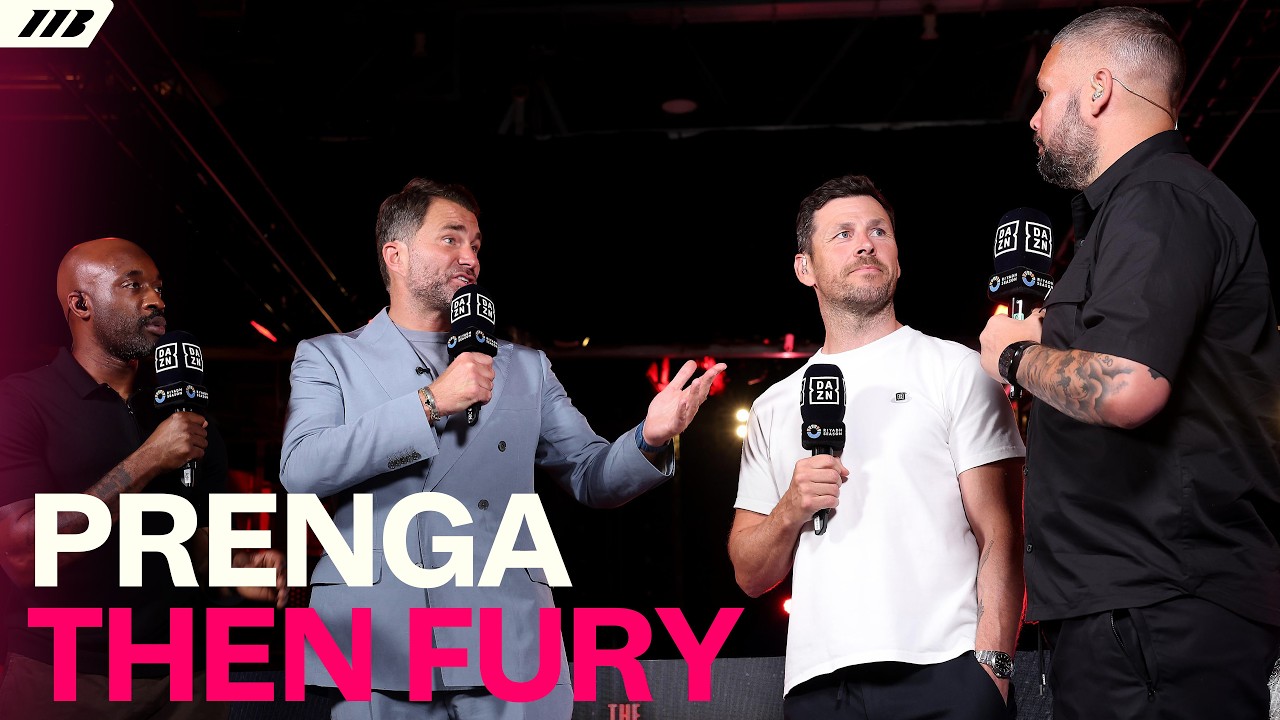 "Anthony Joshua Will Poleaxe Prenga Then Tyson Fury!" - Eddie Hearn | Matchroom Boxing background