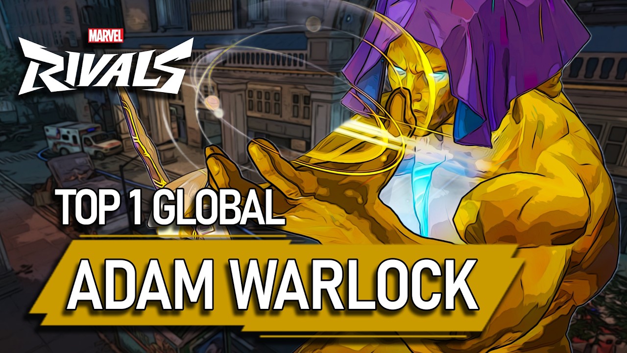 TOP #1 GLOBAL ADAM WARLOCK ! RealnachiTTV - MARVEL RIVALS PRO background