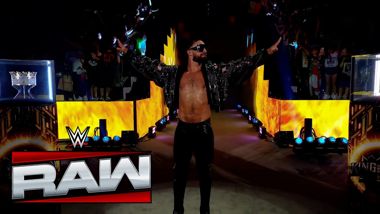 Seth Rollins Entrance: WWE Raw in Turin, Italy, June 1, 2026 background