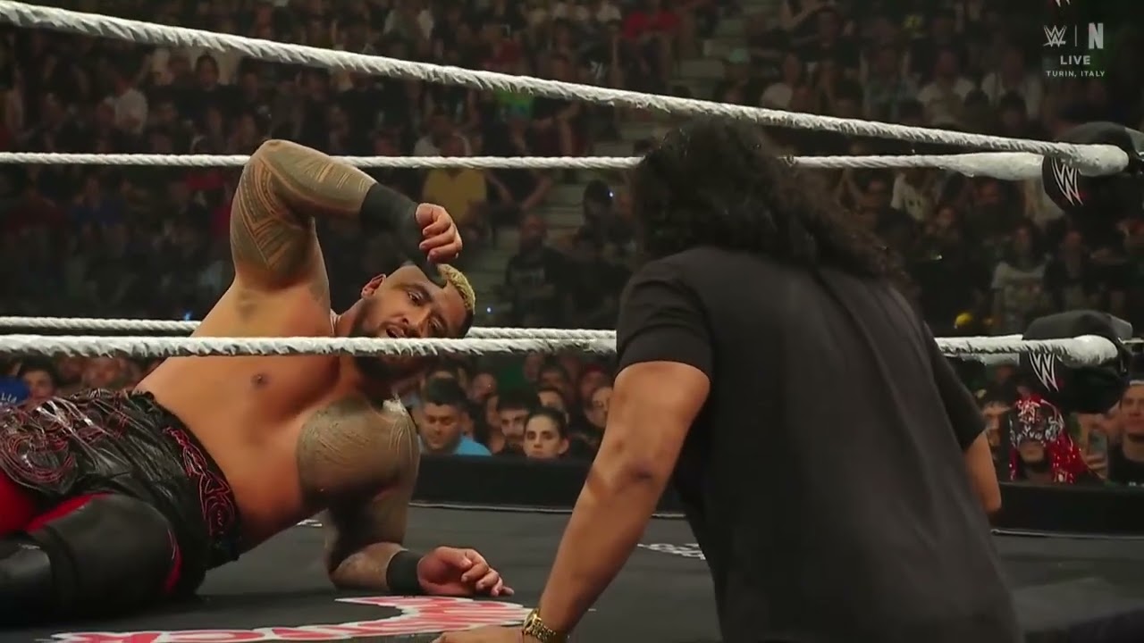 Oba Femi Vs Solo Sikoa Vs Penta Vs Carmelo Hayes in a Fatal 4 Way Match - WWE RAW 01/06/2026 background