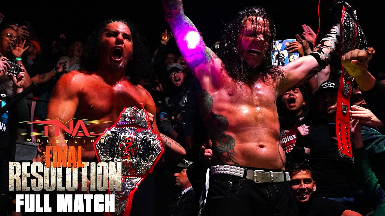 The Hardys vs. The System: TABLES MATCH! (FULL MATCH) | TNA Final Resolution 2024 background
