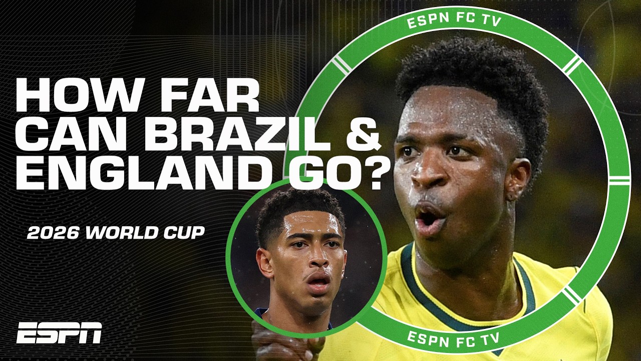 Expectations for Brazil and England in the World Cup 👀 | ESPN FC background