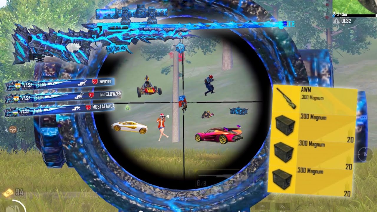 NEW BEST SNIPER GAMEPLAY😍 AWM + AMR🔥 PUBG Mobile - BGMI background