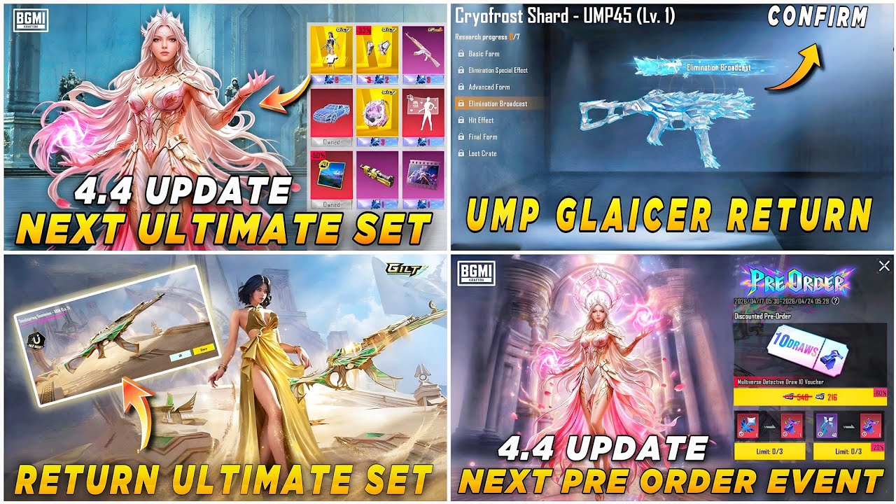 🔴 NEXT BUBU ULTIMATE SET REWARDS ✅ GLAICER UMP RETURN 🤩 NEXT PRE ORDER EVENT 🔥 RETURN ULTIMATE SET 🤯 background