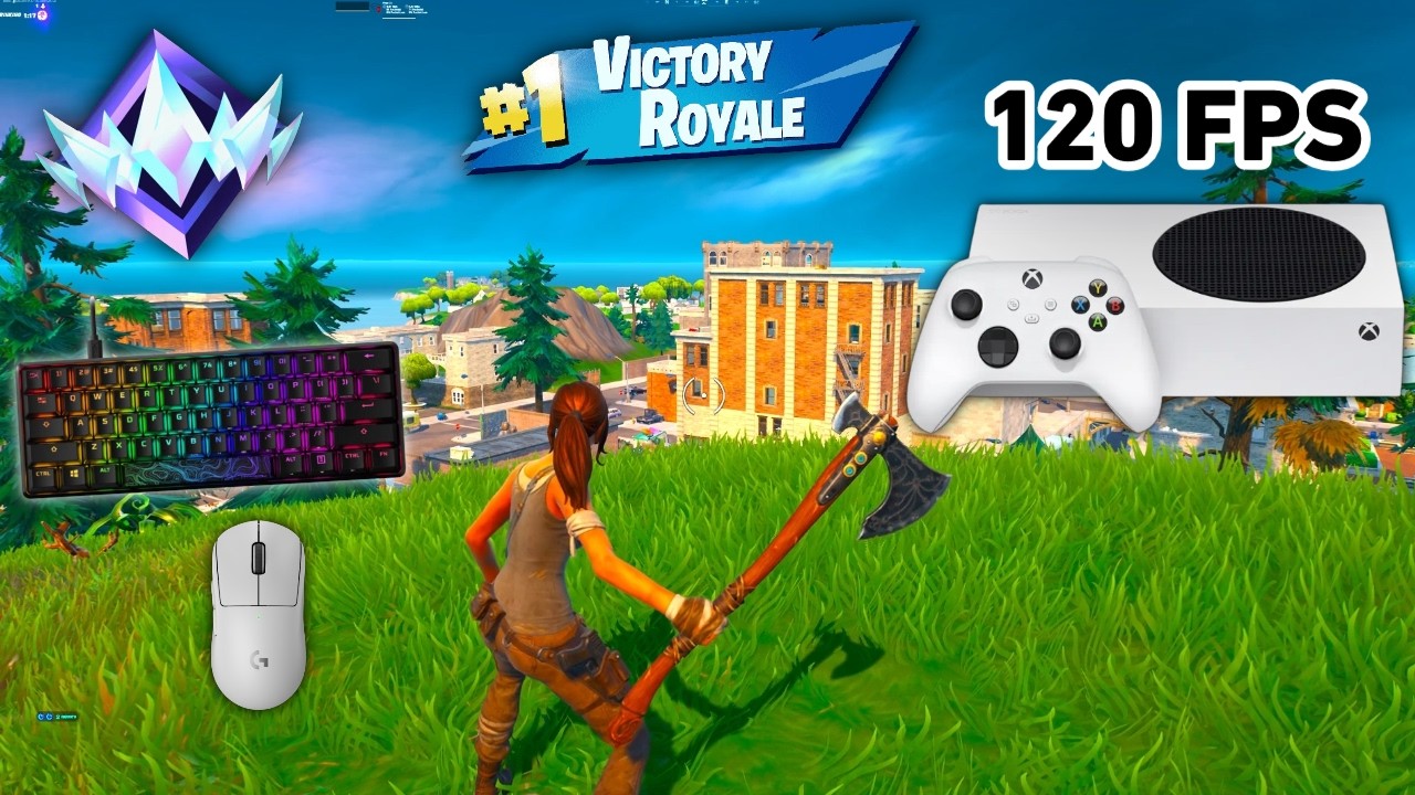 Fortnite Unreal Ranked Reload On Xbox Series S | Keyboard & Mouse Gameplay | 120 FPS | 4K background