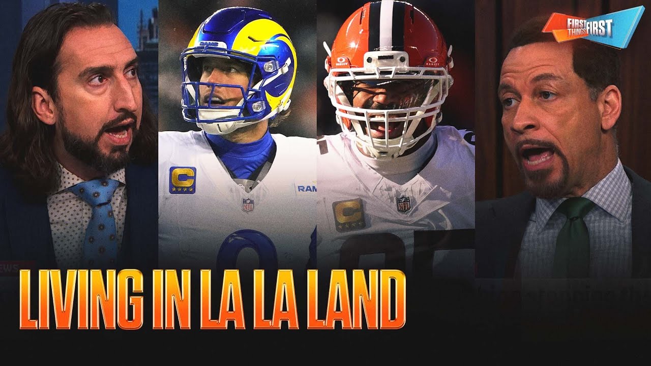 Browns ‘are not ready to win this year’ after trading Myles Garrett, Can anyone stop the Rams? | FTF background
