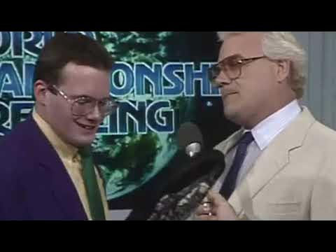 Jim Cornette Confronts J. J. Dillon. NWA 1988 background