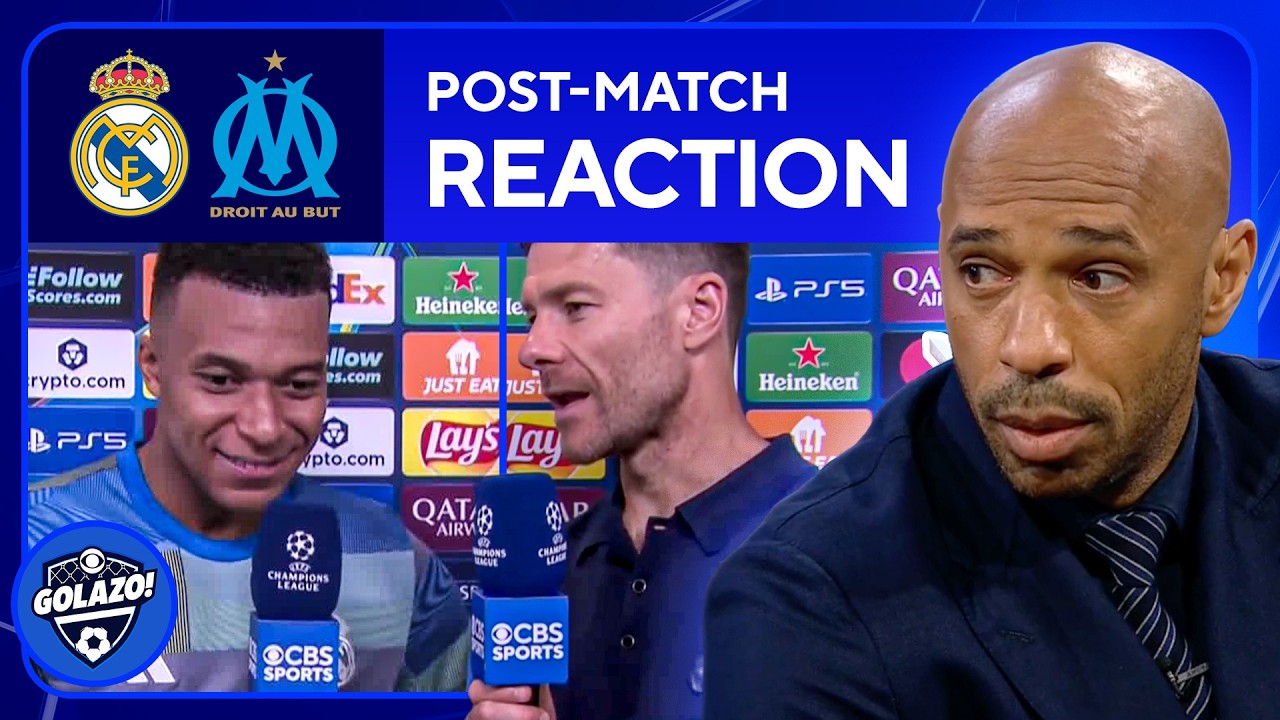 Thierry Henry, Kylian Mbappé, and Xabi Alonso REACT as Real Madrid defeat Marseille | UCL Today