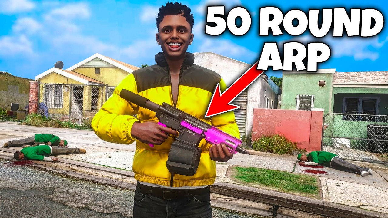 I CRASHED OUT with a 50 ROUND ARP in GTA 5 RP.. background
