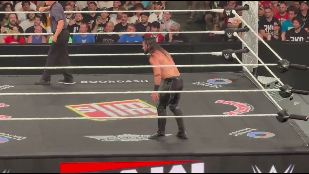Rollins vs Breakker Part 1- WWE Raw 6/1/26 background