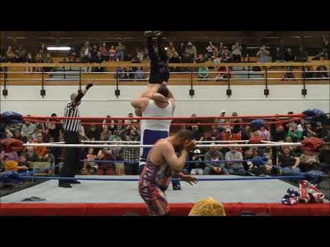 Eric Johnson vs Grappling Greg vs Ryan London @ Global Independent Wrestling Fight in The Dome background