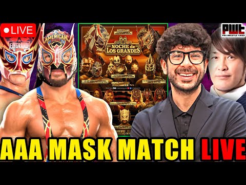 🔴 AAA NOCHE DE LOS GRANDES LIVE! NJPW Ditches AEW To Work With WWE + Dirt Sheet Fails! | PWT #251 background