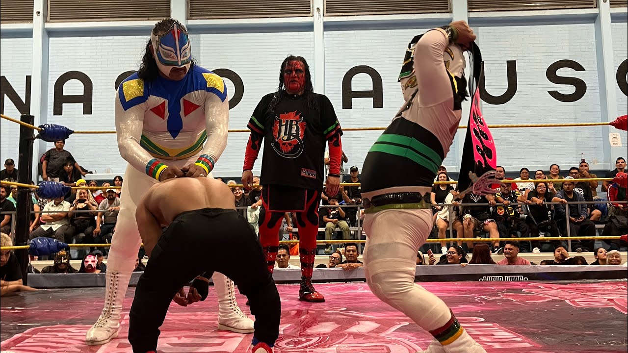 Shocker, Alebrije y Mini Shocker đ Chessman, MĂĄscara Sagrada Jr. y Mascarita Sagrada background