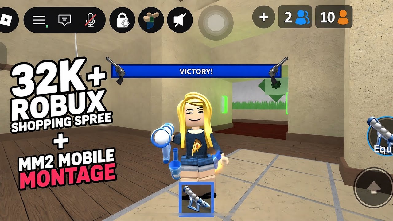 32K+ ROBUX SHOPPING SPREE ποΈπ + MM2 MOBILE MONTAGE #10 background
