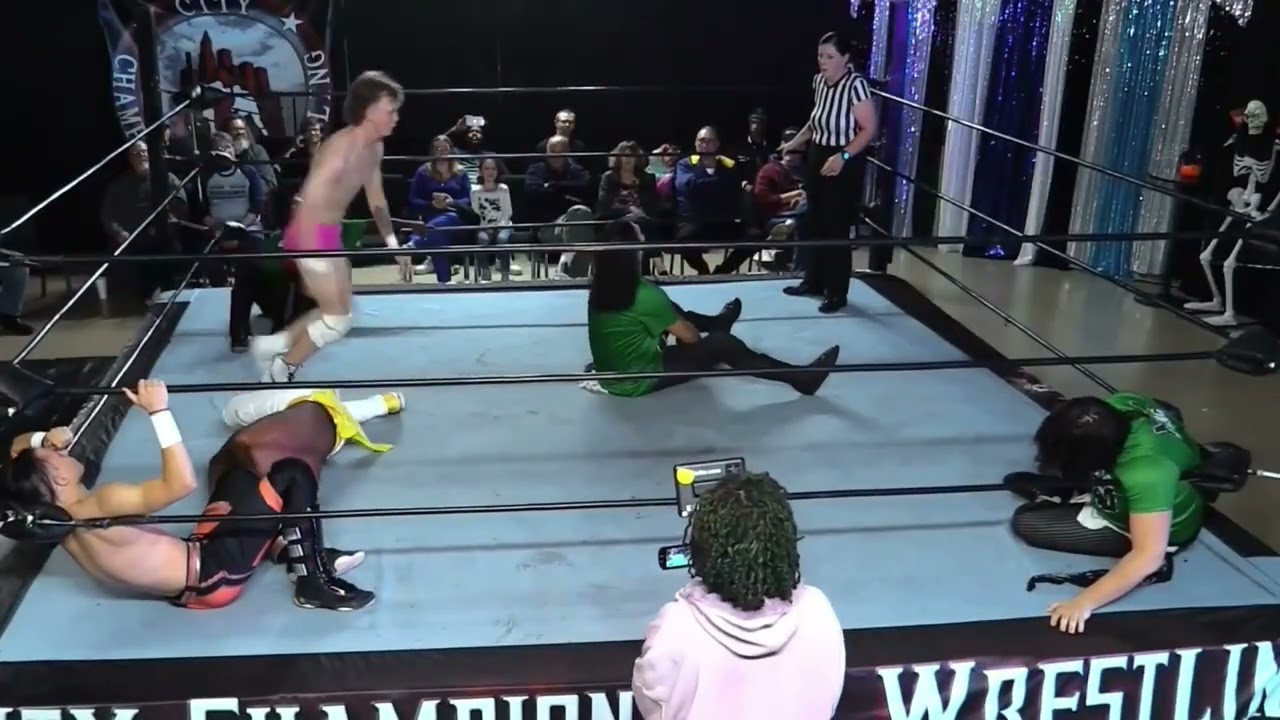 FULL MATCH KJ Reynolds and Two Bros vs TFG and P Abdul Hakeem Ep122 background