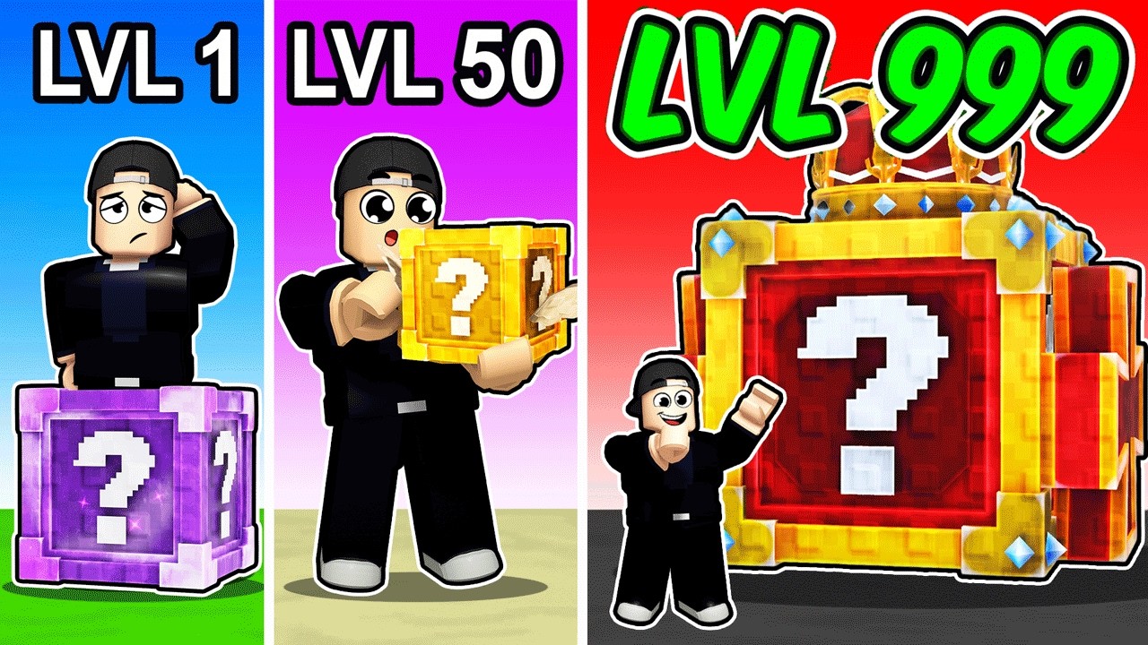 BUYING The RAREST OG LUCKY BLOCK in Roblox Upgrade a Lucky Block background