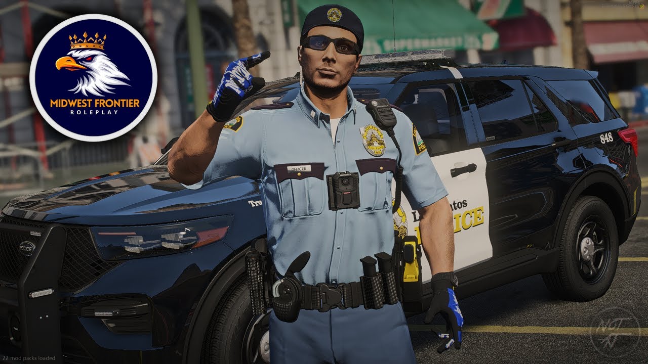 REALISTIC Chase With Robbery Suspect | GTA 5 FiveM Police RP - Day 95 background
