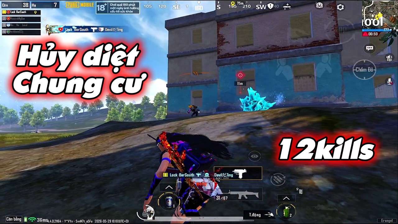 PUBG Mobile - 1 Mình Chống Địch Cực Đông Và Hung Hãn Lại Bị Camper Phía Ngoài Chung Cư