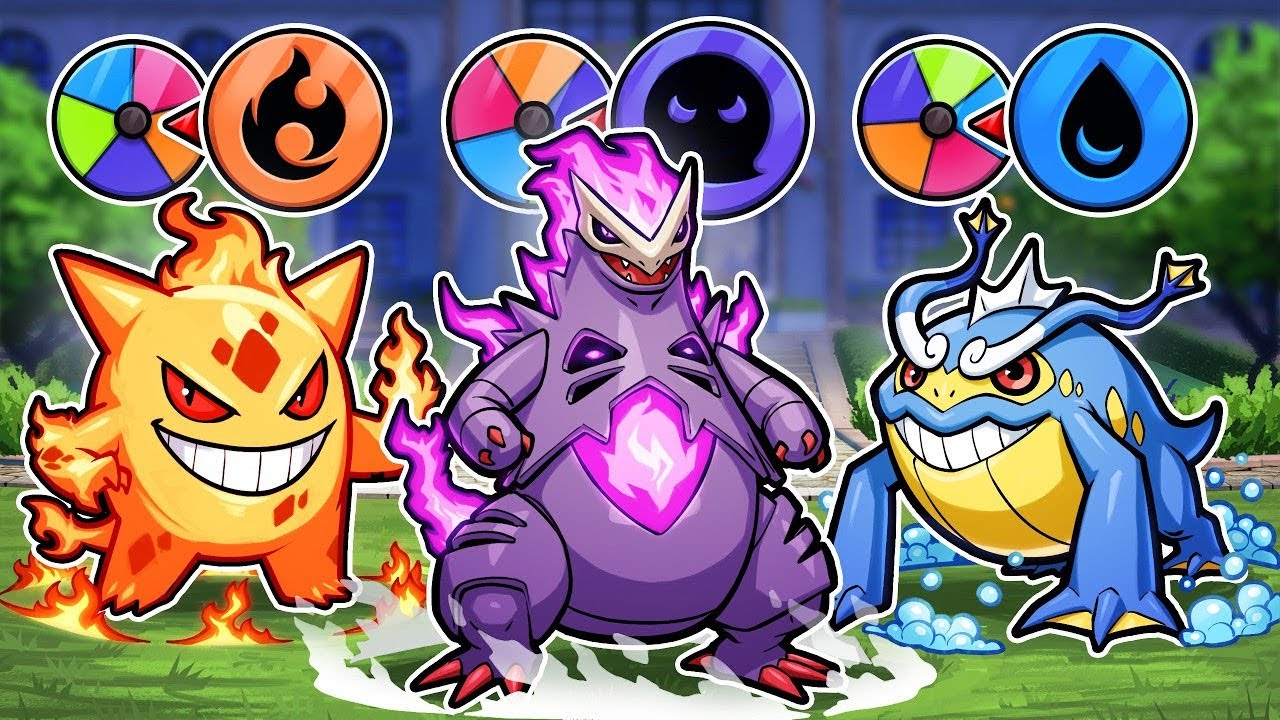 Choose Your Starter Pokemon, But a Wheel Changes Their Type! background