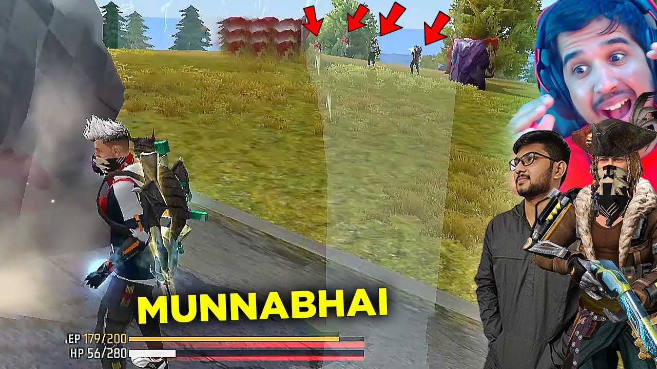 AJJUBHAI FUNNY PLAY WITH @DesiGamers_ AND @Munnabhaigaming - FREE FIRE HIGHLIGHTS