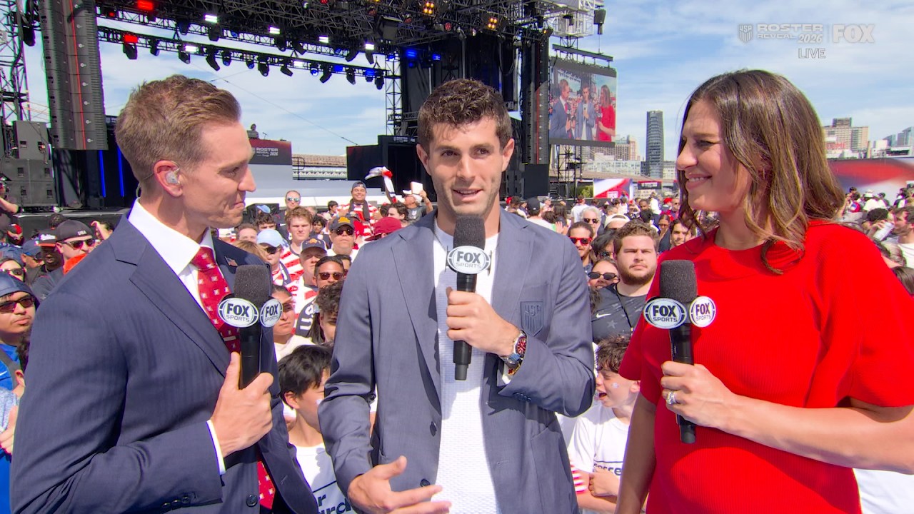 Christian Pulisic, Tim Ream & Mauricio Pochettino react to USA's FIFA World Cup™ Roster ⚽️ background