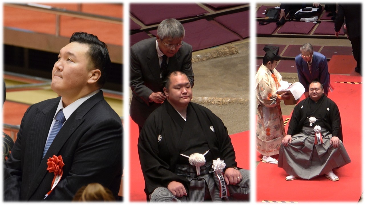Hakuho purge almost complete? + injured Yokozuna return at retirement events (Sumo News, Jun 1st) background