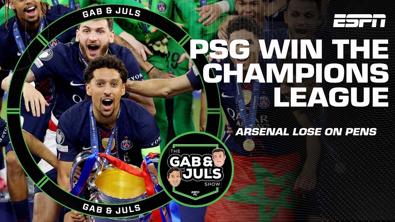 ‘BEST TEAM IN THE WORLD!’ PSG beat Arsenal in the Champions League final | ESPN FC background