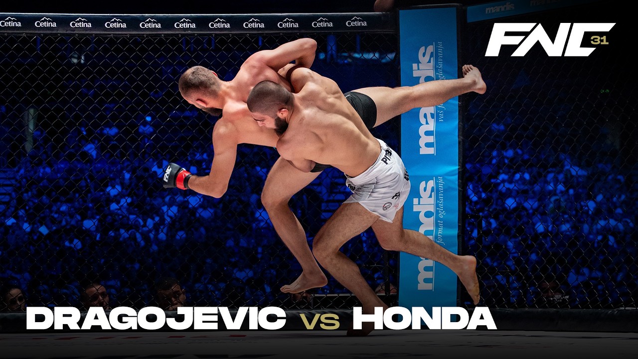 DRAGOJEVIC vs HONDA | FULL FIGHT | Ahilej FNC 31 by Meridianbet | Belgrade background