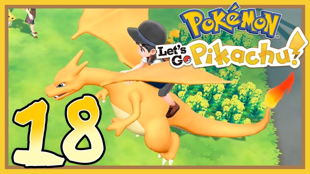 Wir FLIEGEN auf GLURAK! - Let's Play POKÉMON LET'S GO PIKACHU #18 background