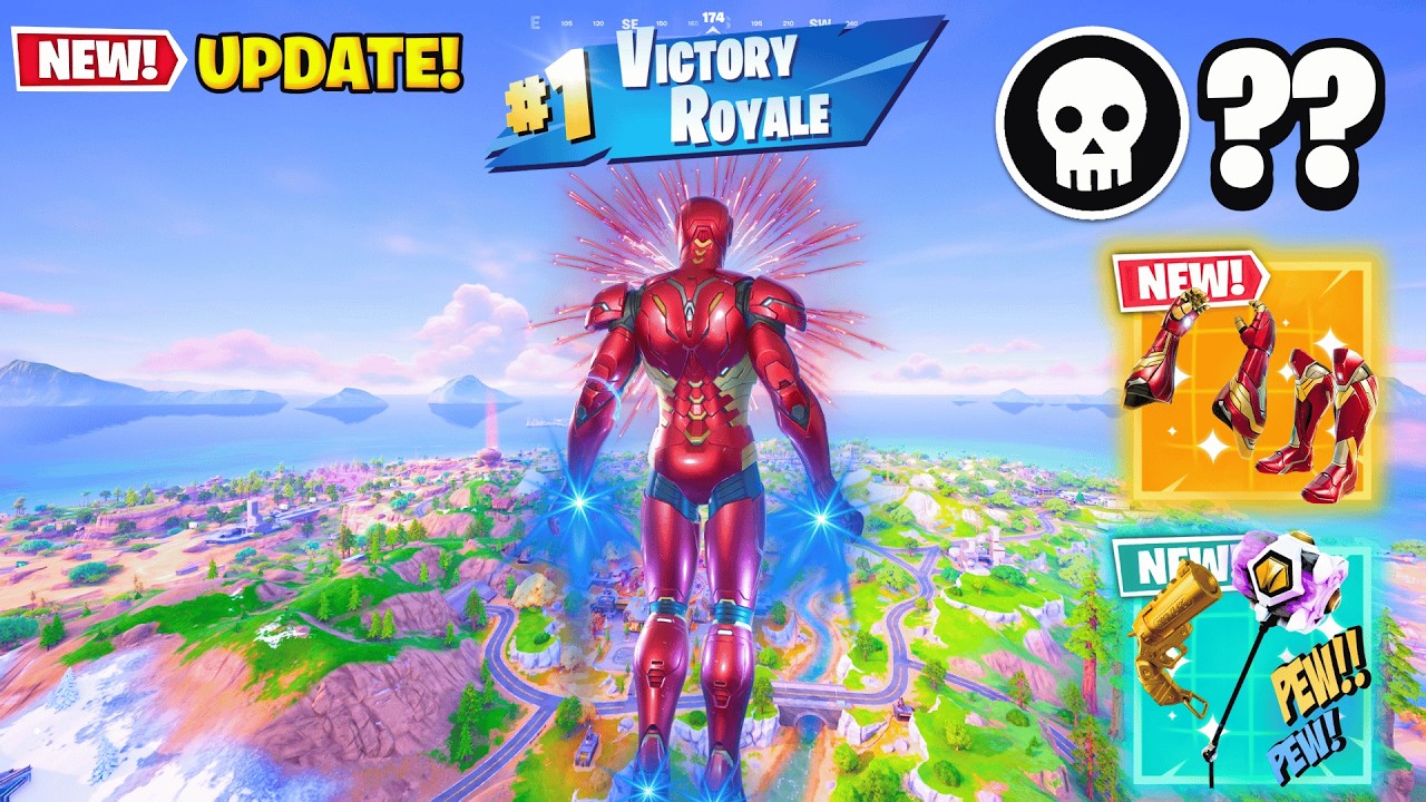 ALL NEW MYTHIC AND EXOTIC GUNS (NEW! Fortnite Chapter 7 Season 2) background