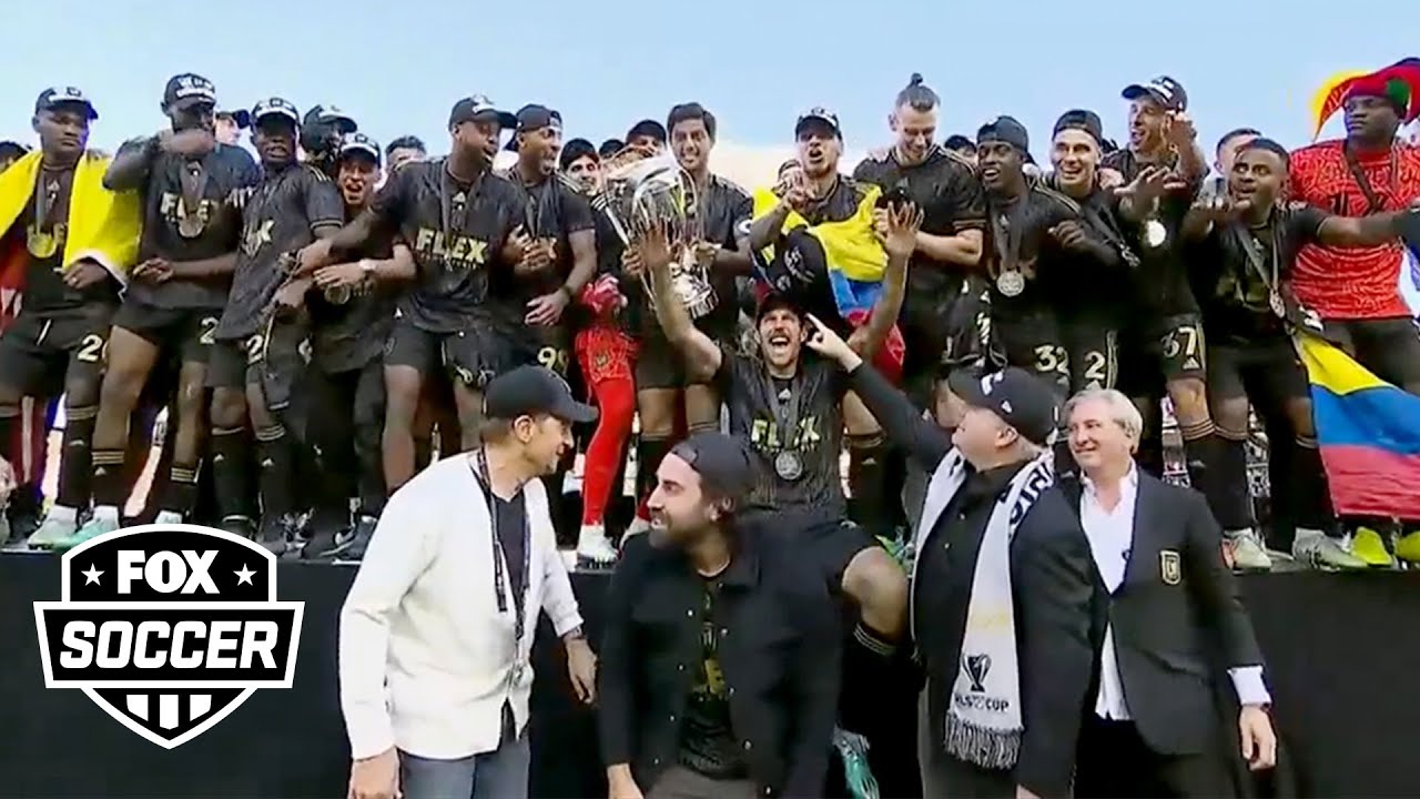 LAFC presented with MLS Cup trophy after victory over Philadelphia Union | FOX SOCCER