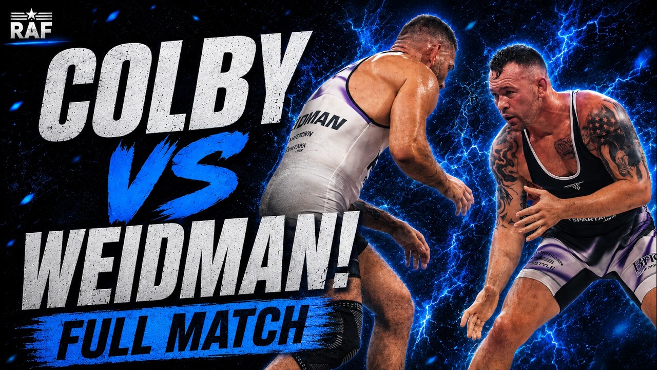 Colby Covington vs Chris Weidman | Full RAF 09 Match | Real American Freestyle wrestling 2026-06-02 04:34 background