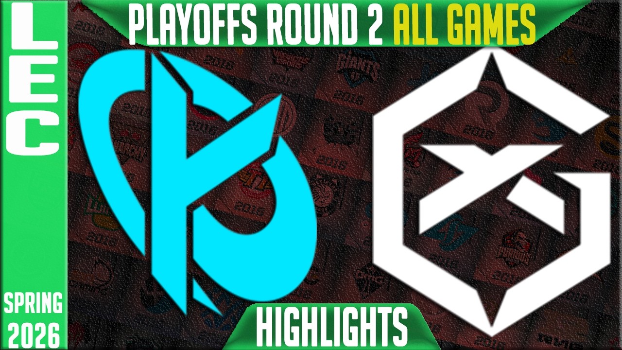 KC vs GX Highlights ALL GAMES | LEC Spring 2026 Playoffs | Karmine Corp vs GiantX background