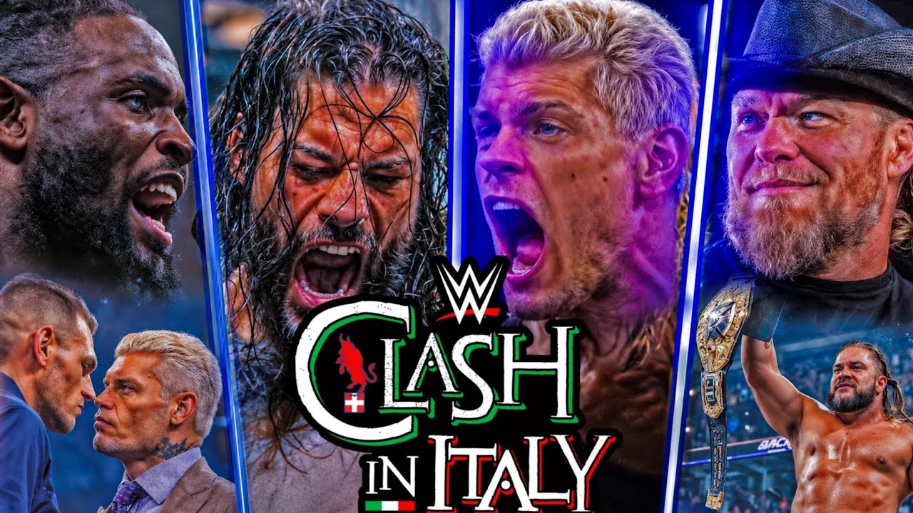 WWE Clash In Italy Highlights May 31st ,2026 Full Show - Clash In Italy 2026 background