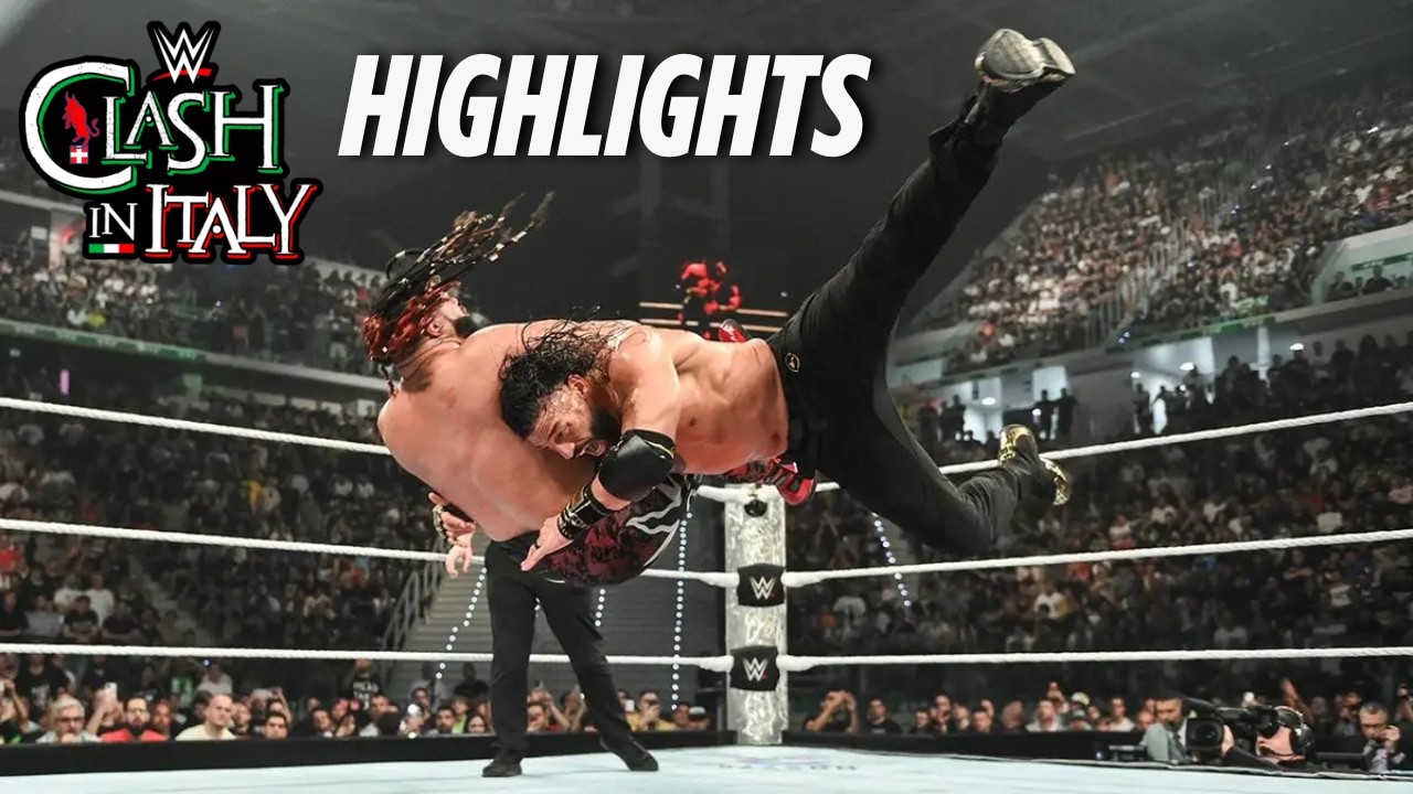 WWE Clash in Italy 2026 Highlights background