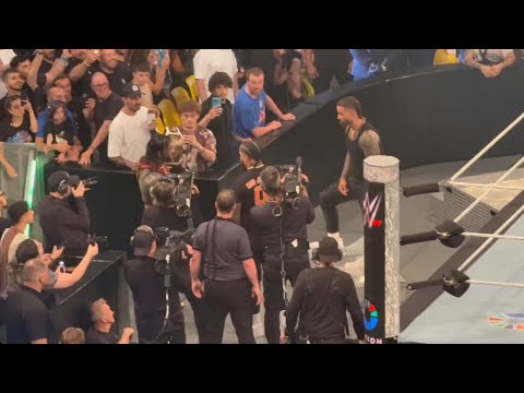 What Happens Off Air with The Bloodline after WWE Clash in Italy 5/31/2026 background
