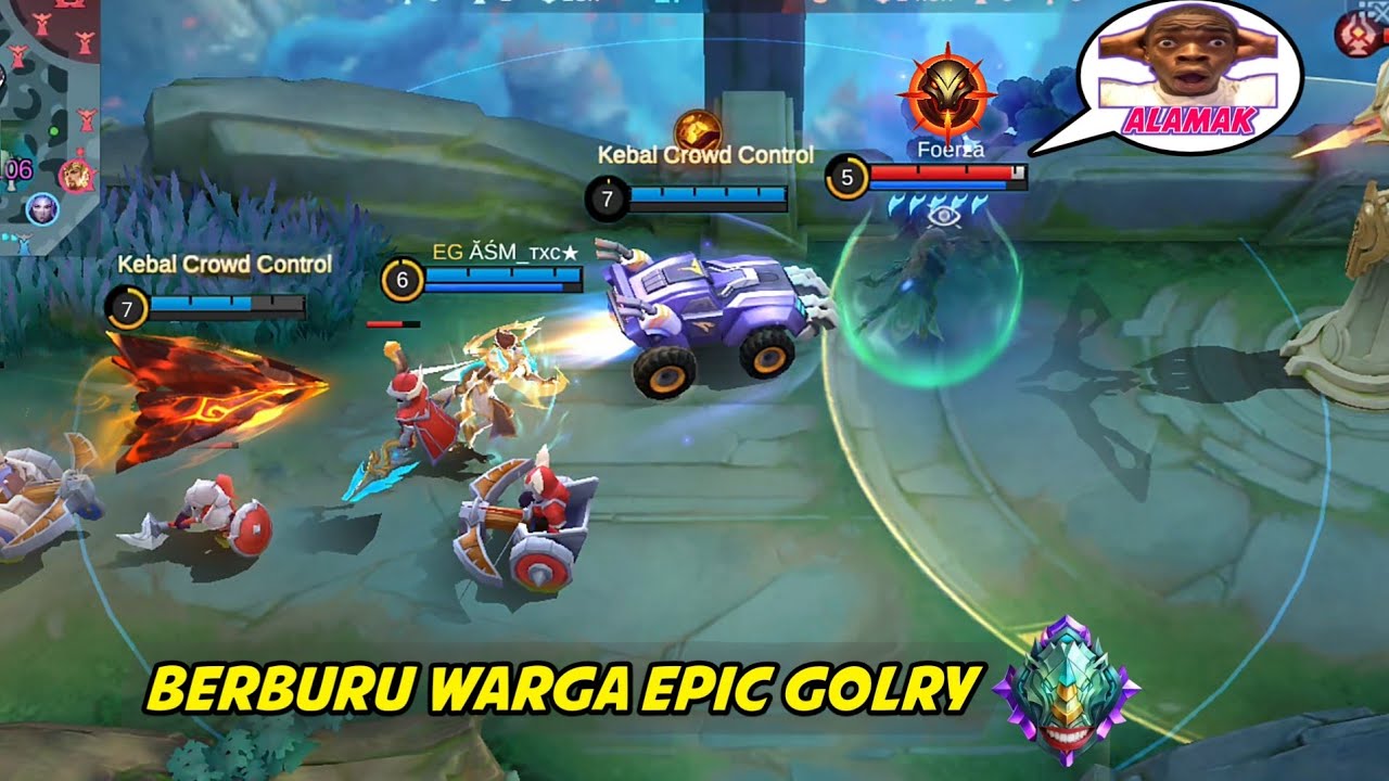 Momen lucu Para Anomali Rank Epic -MLBB MEME EXE background
