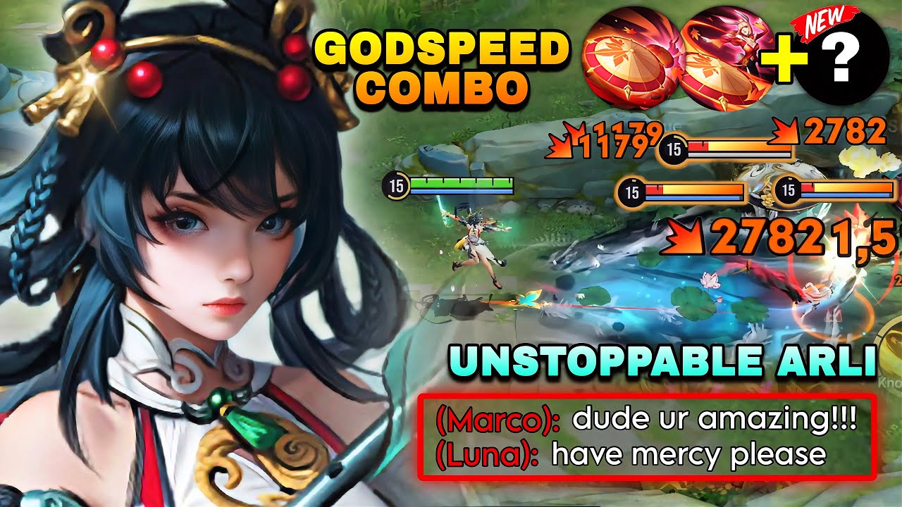 TOP 1 ASIA ARLI GODSPEED COMBO IS UNSTOPPABLE IN HIGH RANK! | HONOR OF KINGS background