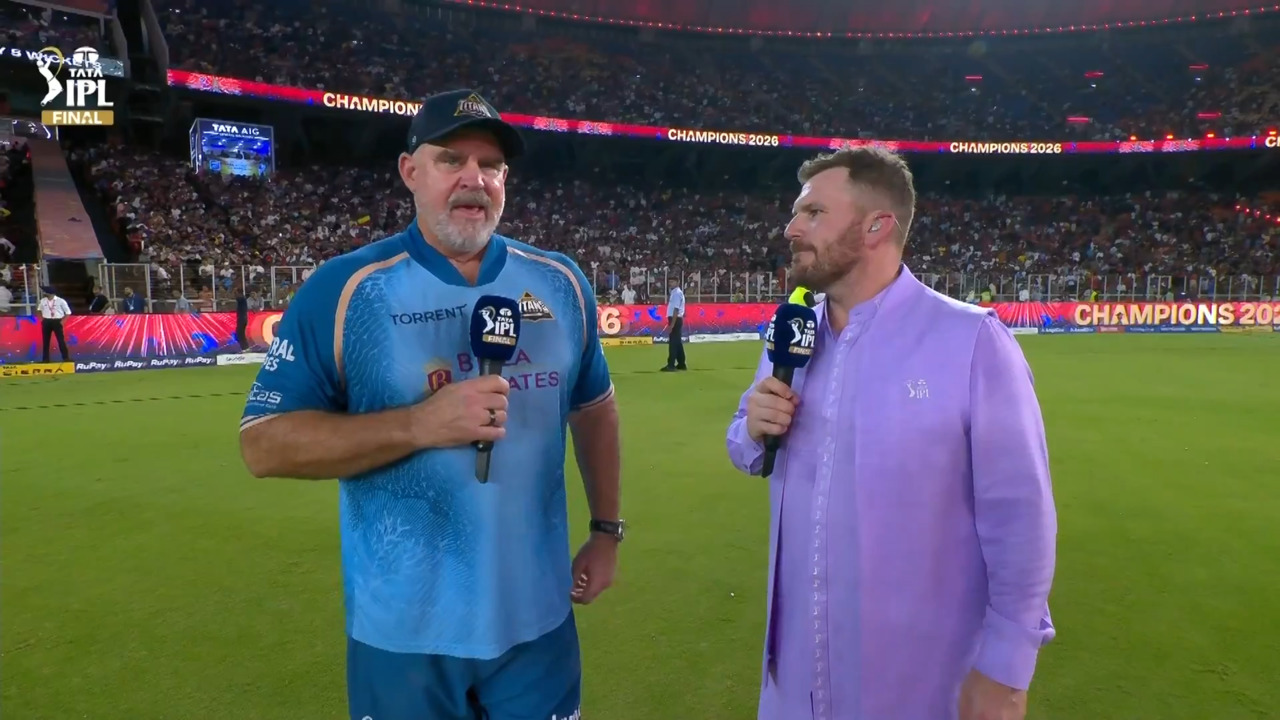 IPL 2026 Final: RCB vs GT - Matthew Hayden Interview background