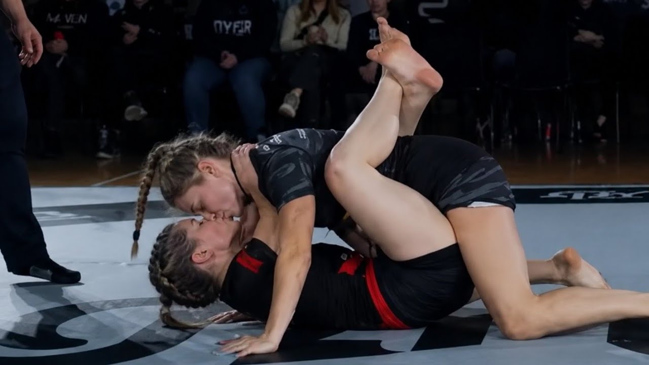 “Insane Girls Grappling Match Ends in Unexpected Moment background