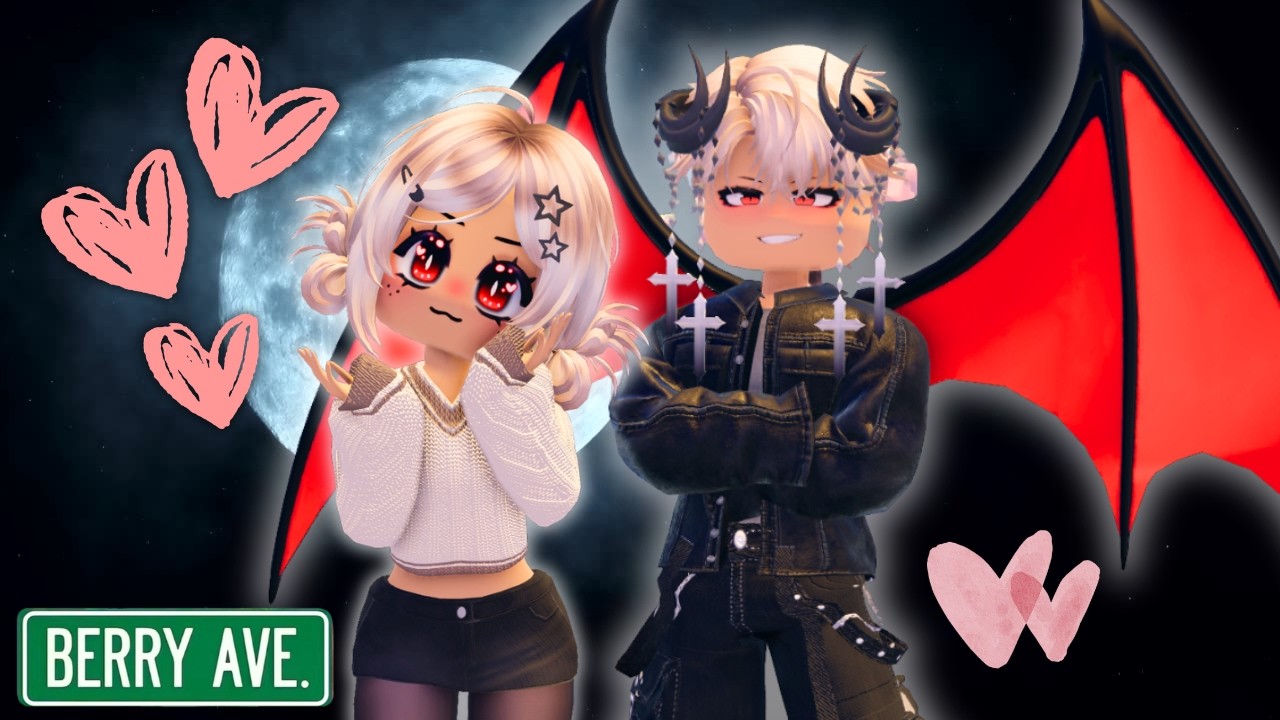 The Cold Vampire Boy Secretly Loved Me… | Roblox Berry Avenue background