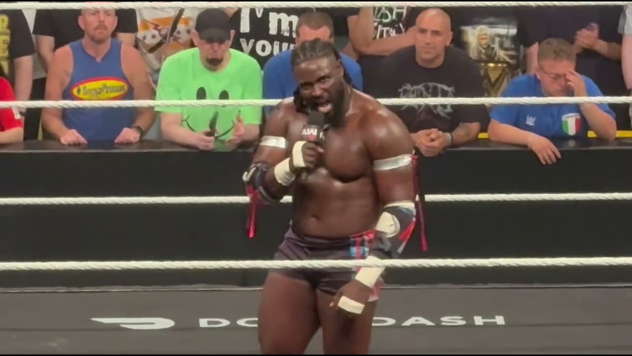 Oba Femi Sends Warning to Brock Lesnar - WWE Raw 6/1/2026 background