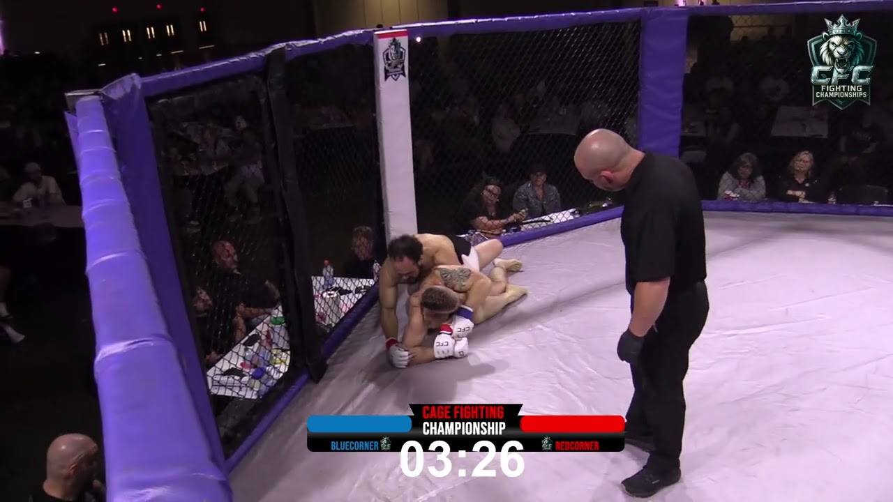 Damion Douglas vs Justin Abner Full Fight Cage Fighting Championships background