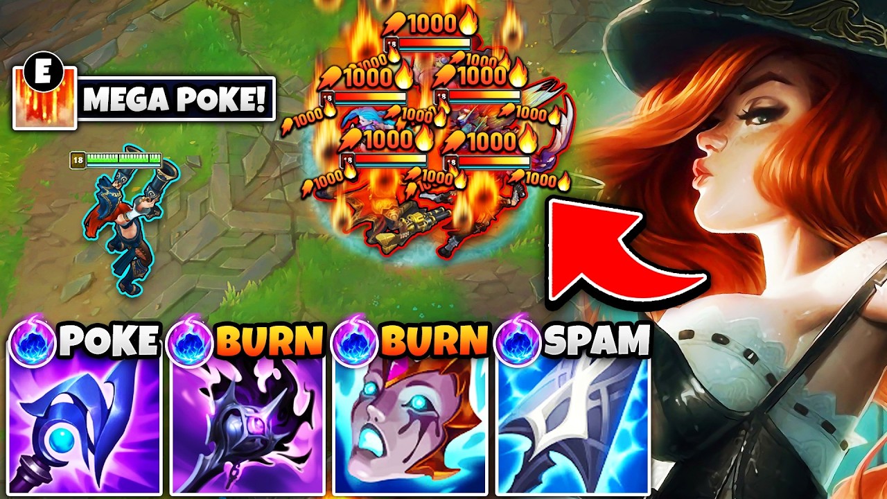 THIS MEGA POKE MISS FORTUNE BUILD SHOULD NOT BE LEGAL! (JUST SPAM PRESS E) background