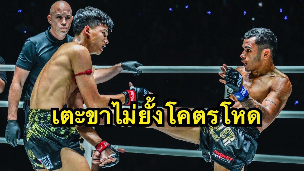 เตะขาไม่ยั้งเกือบน็อค! อาลีฟ ส.เดชะพันธ์ vs Walter Goncalves | ONE CHAMPIONSHIP background