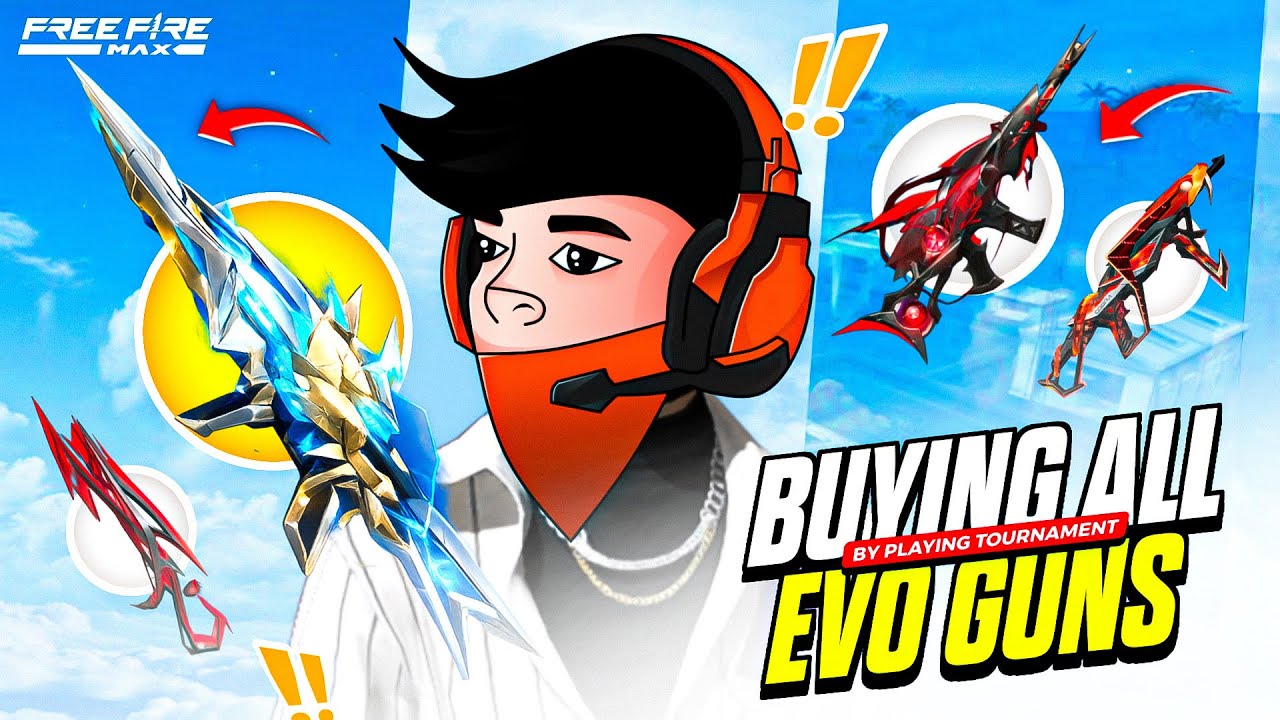 Buying All Evo Guns 🔫| By Playing Free Fire Tournament ☠️| Shreyash!op background