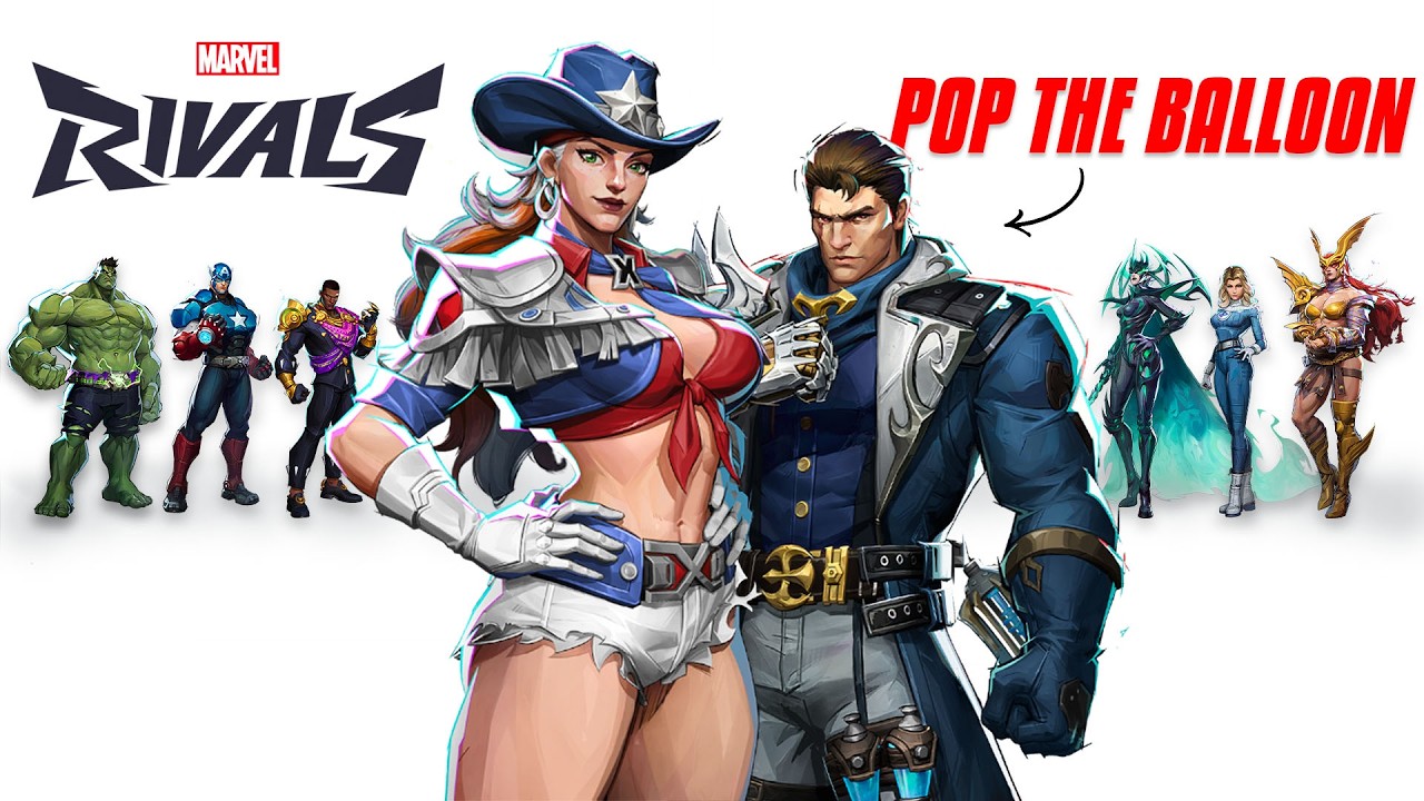 Pop The Balloon: Marvel Rivals Edition background